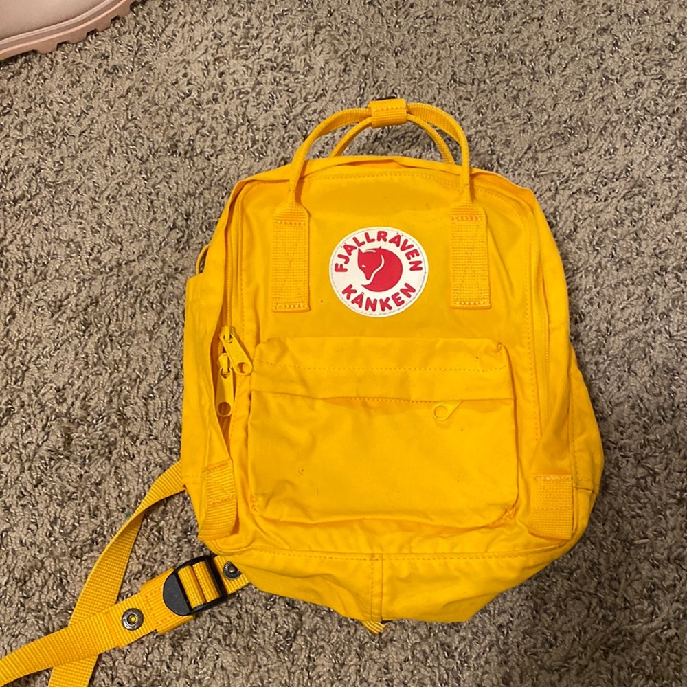 Fjallraven Kanken MINI Backpack Yellow